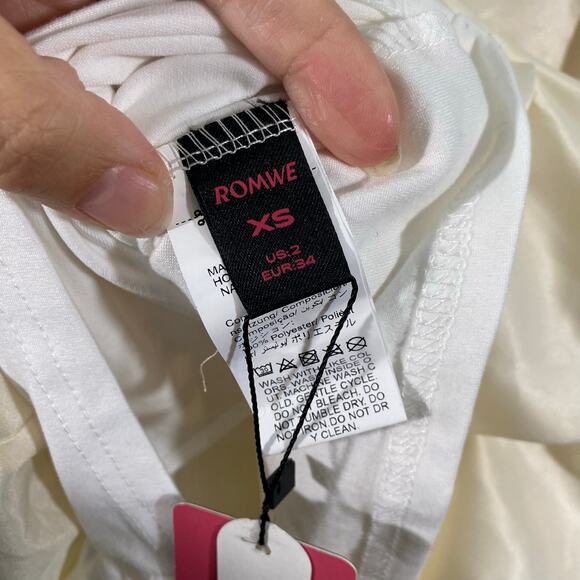 Romwe Fairycore Retro Victorian Floral Jacquard Spaghetti Strap Dress Size S NWT - Picture 6 of 7